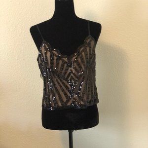 Sequin Express tank top